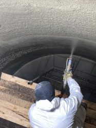 Nassspritzverfahren mit ERGELIT Mörtel